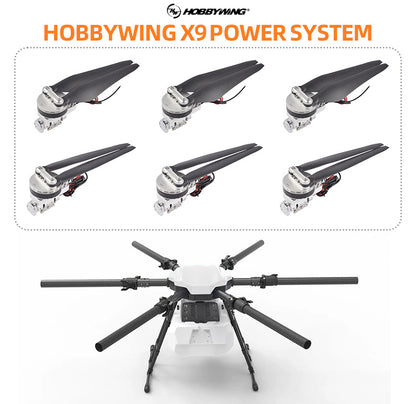 22L  Agricultural Spraying Drone Multi-rotor Agricultural Spraying UAV Frame With Hobbywing X9 Power System