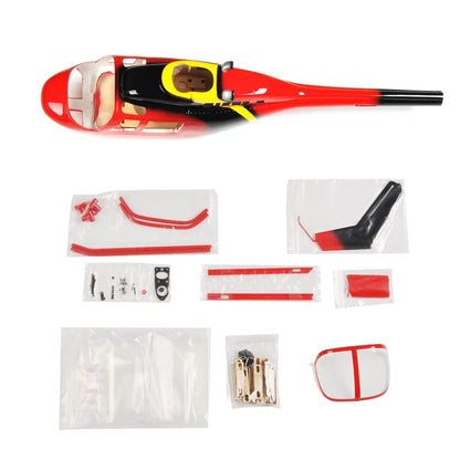 450 Size Bell 206 Helicopter Scale Fuselage Glass Fiber Cover