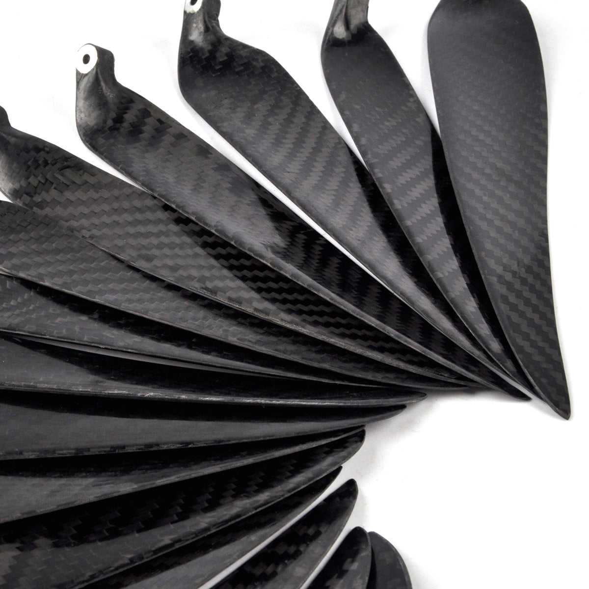 ZYHOBBY 9.5~18inch Twill Carbon Fiber Propeller Foldable Propeller for RC Airplane Multiple propeller sizes available