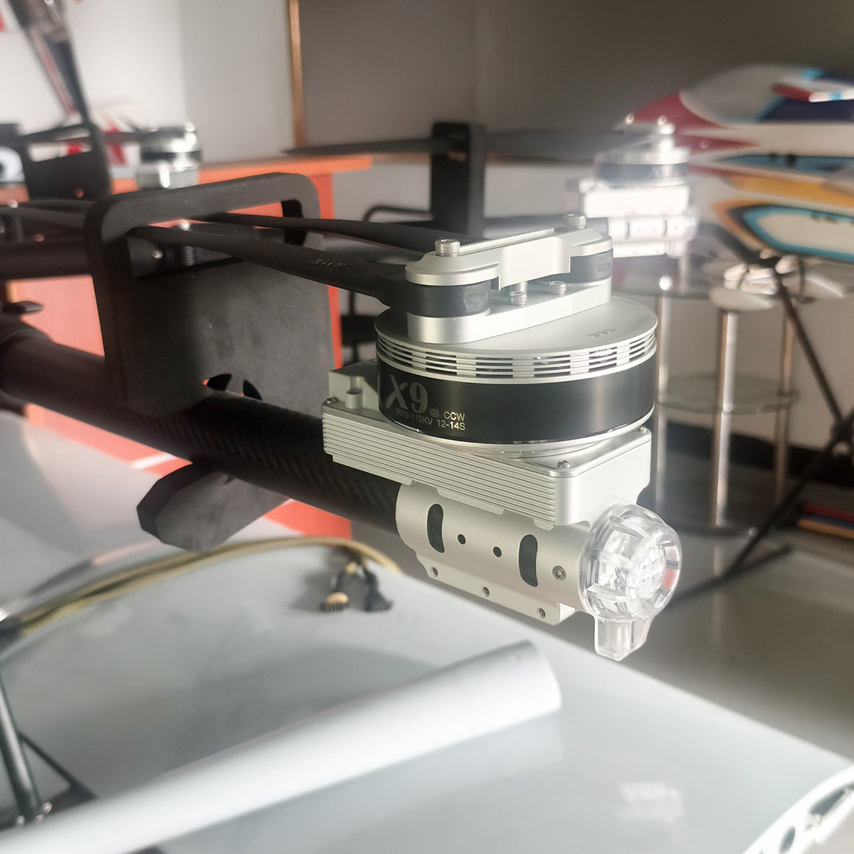 Hobbywing XRotor X9 Power System Power Pack with 9616 110KV Motor, 120A ESC, 34*11inch Propellers, 23KG Thrust for Large Load Agriculture Drone Machine UAV Aircraft
