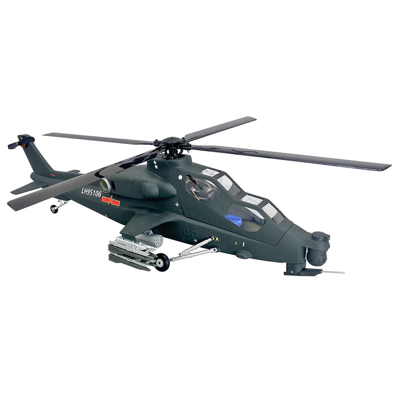 RC Helicopter 470 Size 4-Blade CAIC Z-10 Attack Helicopter Fiery Thunderbol Remote Control Helicopter Scale Aircraft Model