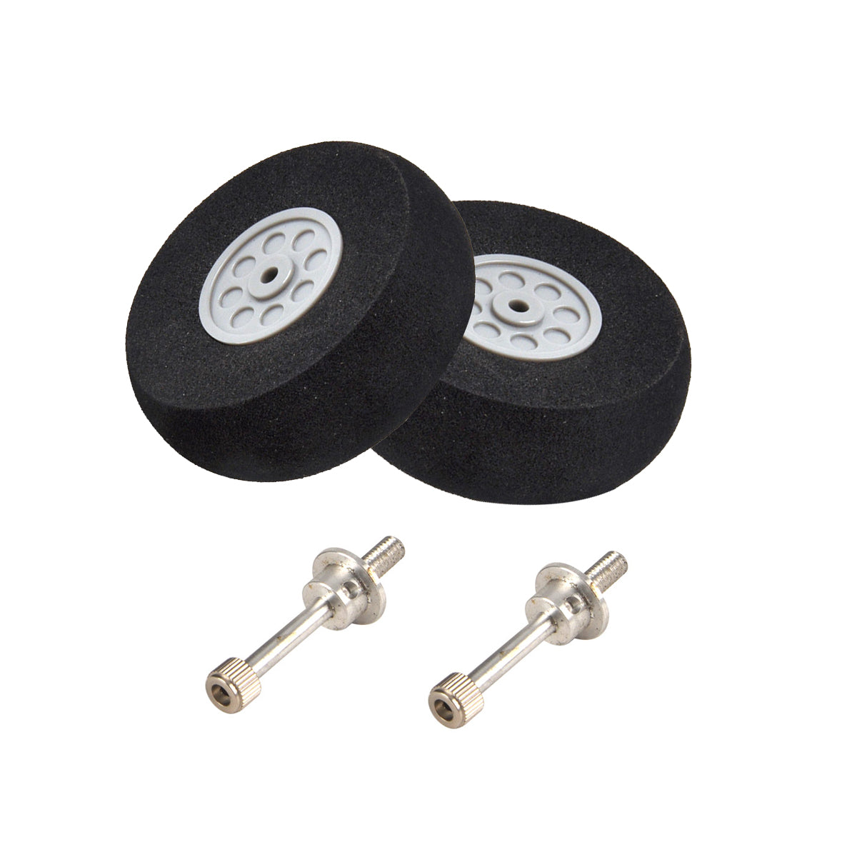 1 Set Carbon Fiber 260  50E  Landing Gear Undercarriage DIY Wheel Kit Parts for RC Airplane Model