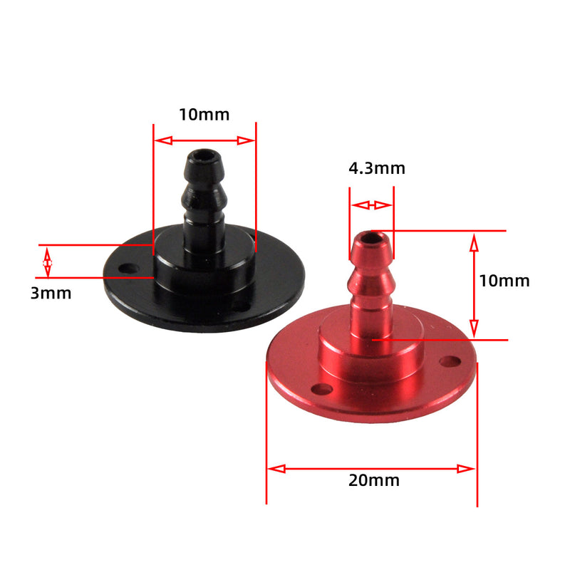 ZYHOBBY CNC Aluminum Anodized Fuel Dot Plug Round Oil Filler Plug For RC airplane