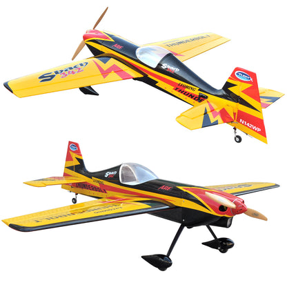 Sbach-342 55inch PNP with Dualsky Motor 50E RC Airplane Fuselage 3D Fix Wing Wooden Model Aircraft