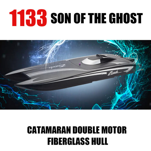 TFL-1133 Zonda CAT RC Electric Boat Carbon Fiber Version Twin Motor Remote Control Ship Model Toy Parts