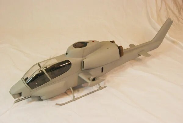 500 Size AH-1 Cobra RC Helicopter Fuselage Outer Cover Scale Model Body