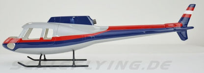 500 Size AS350 Scale Glass Fiber Fuselage Helicopter Shell Cover Roban Model for T-Rex 500
