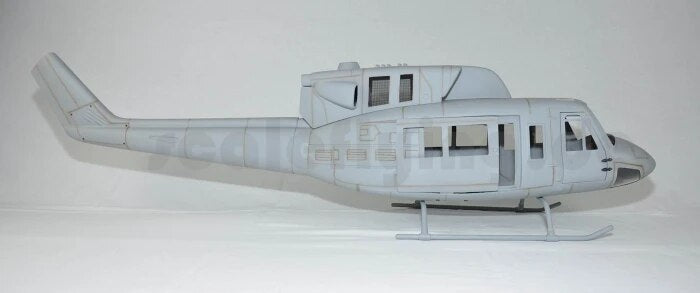 500 Size Bell UH-1A Helicopter Fuselage Shell Glassfiber Scale RC Model for Adults