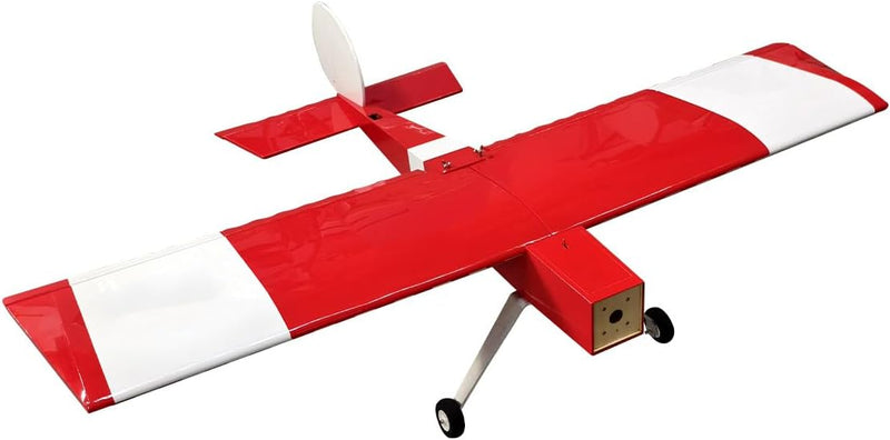 Stick 46 Wingspan 58inch Fixed Wing Plane Balsa Wood Gasoline RC Model Airplane-ARF Version (Red)