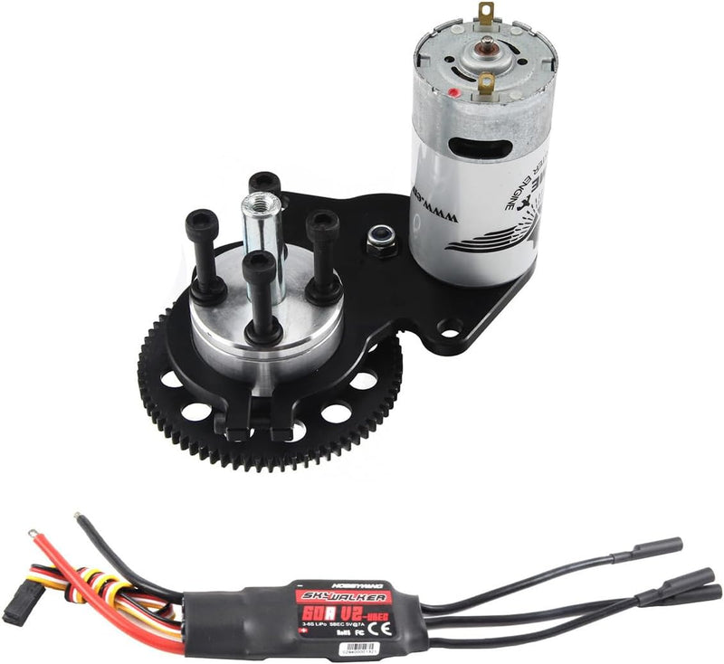 1 Set Electric Starter with Motor for DLE 60CC Gasoline Engine RC Airplane (Starter+Motor)