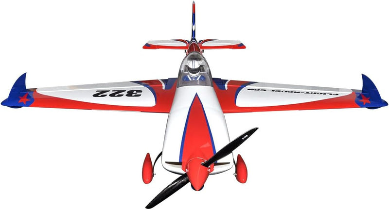 PurAr VOTEC 322 60-80cc 91 inch Aircraft Model 3D Fixed Wing Light Wood Remote-Controlled Aircraft(Ordinary Covering)