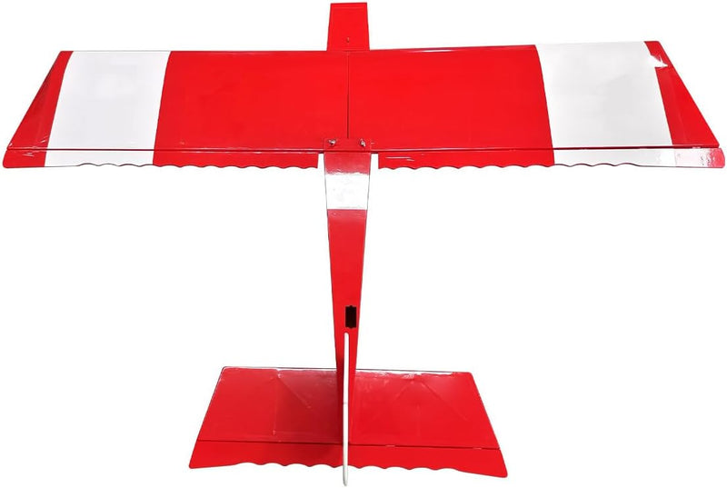 Stick 46 Wingspan 58inch Fixed Wing Plane Balsa Wood Gasoline RC Model Airplane-ARF Version (Red)