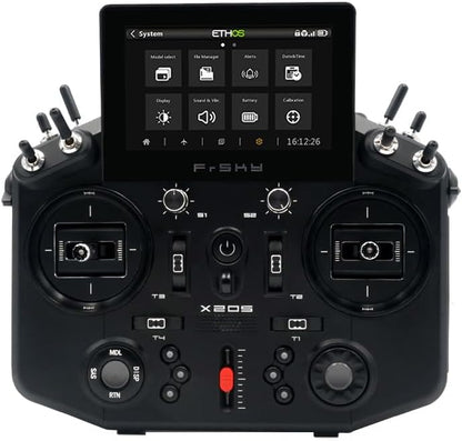 NOBRIM RC Transmitter Controller Tandem X20S Transmitter, and Receiver 2.4GHz Access Points for Remote Control Model Airplanes (Black Remote Control)