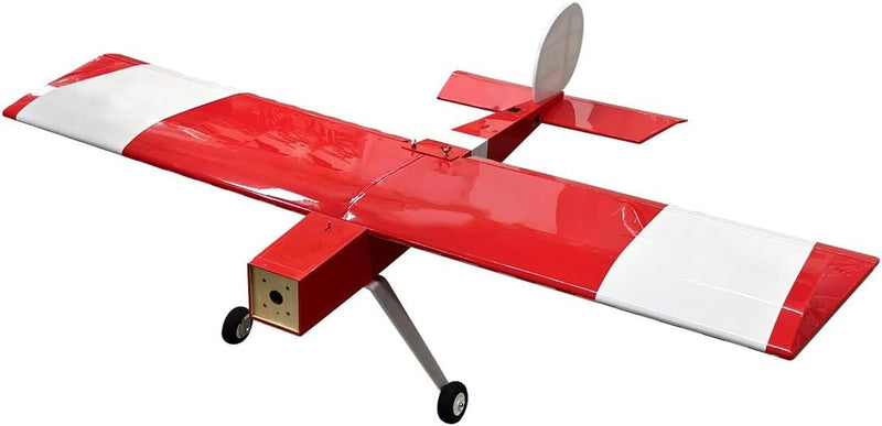 Stick 46 Wingspan 58inch Fixed Wing Plane Balsa Wood Gasoline RC Model Airplane-ARF Version (Red)