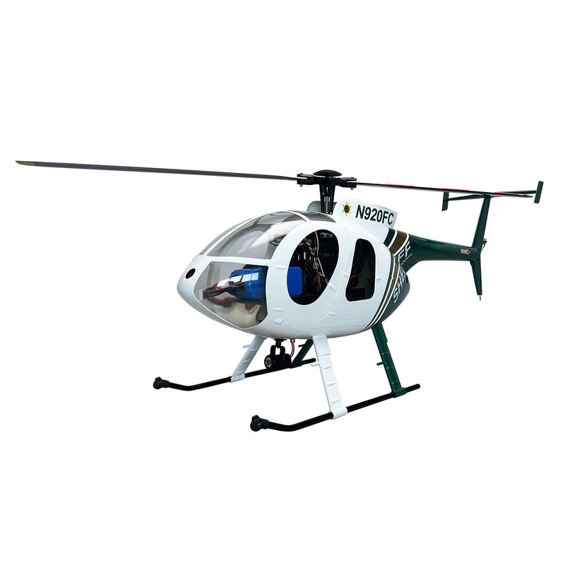 Roban 470size MD-500E Bird Helicopter RC Helicopter GPS Mode X2 Flight Control System LED Lighting System RTF Version