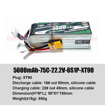 Gres Ace Lithium Polymer Battery for RC Model Aircraft Helicopter