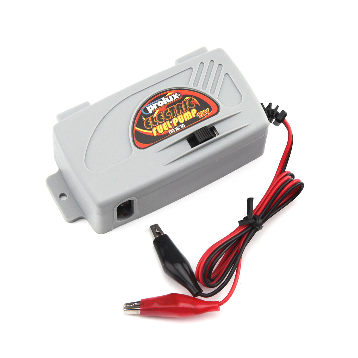 Prolux 1670 Electric Fuel Pump Glass Fibre Efficient Gear Transmission 12V Power Supply For Nitro Gas Engine