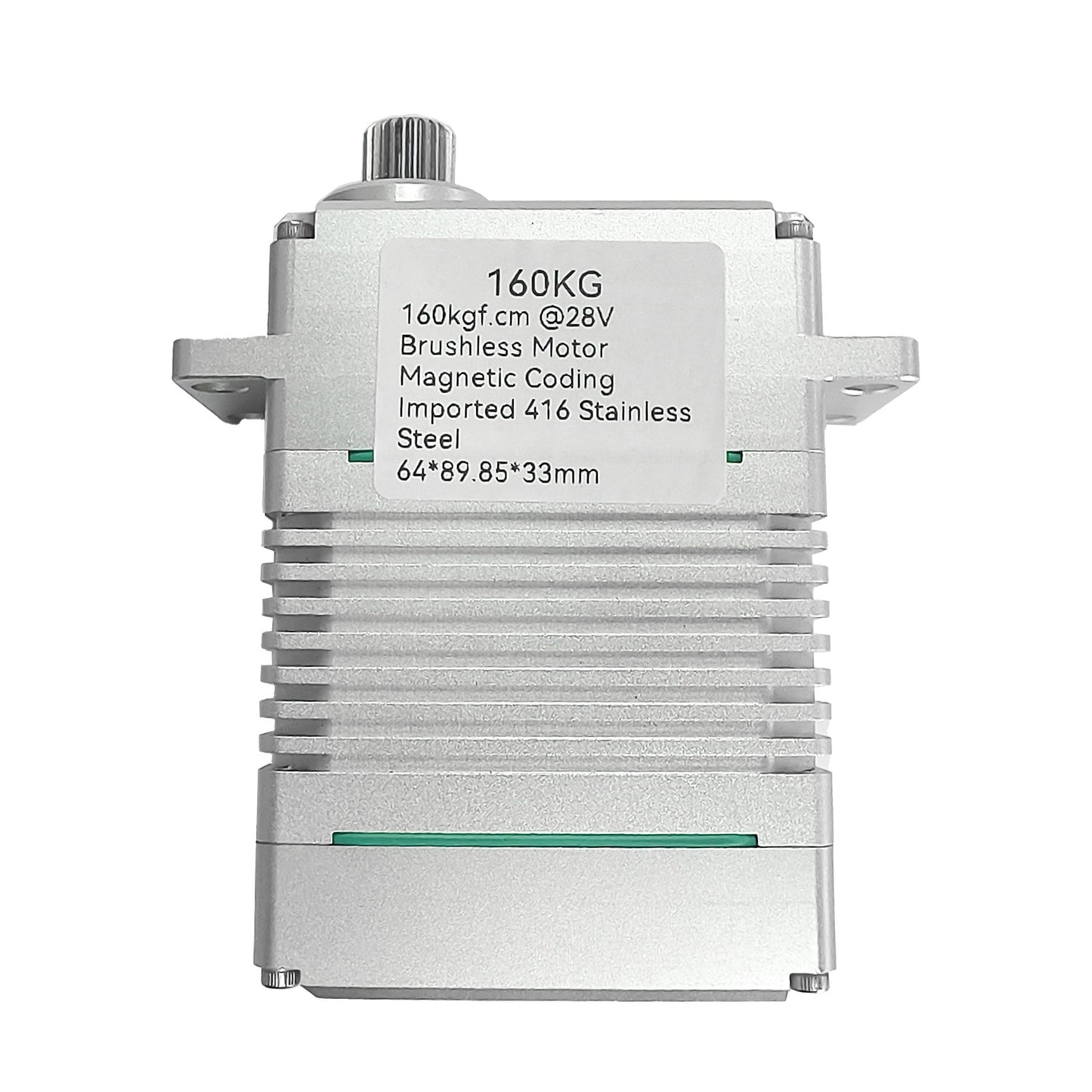 160KG High Torque Brushless Motor waterproof Alu alloy case 220° DIGITAL Servo