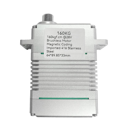160KG High Torque Brushless Motor waterproof Alu alloy case 220° DIGITAL Servo