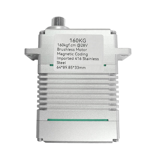 160KG High Torque Brushless Motor waterproof Alu alloy case 220° DIGITAL Servo