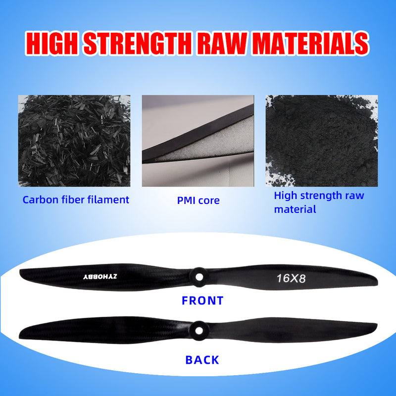 SUNNYSKY Fixed Wing Power Pack Power Motors Carbon Fiber Propeller High Strength Raw Materials(Power Motors+Propeller)