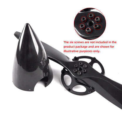 28x10in Carbon fiber Propeller CW with 5in Spinner for DLE120/DLE130/GP123/DA120