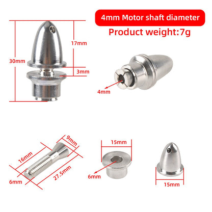 5pcs Aluminum Motor Prop Holder Fixture Clamp Propeller Adapter For Motor Shaft 2MM 3MM 4MM 5MM 6MM 8MM