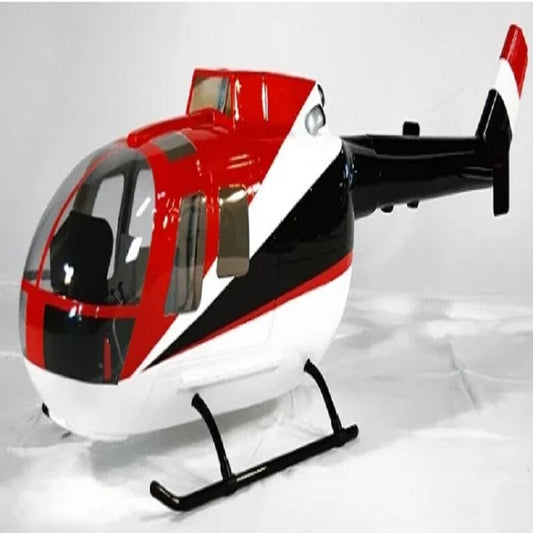 600 Size BO-105 Glassfiber Scale Fuselage Helicopter Shell Cover Copter Parts RC Roban Hobby Model