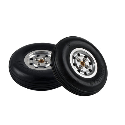 Wheels Rubber Wheels Durable Wheels Aluminum inner core for RC Plane 1.75~6inch to Pick 1Pair
