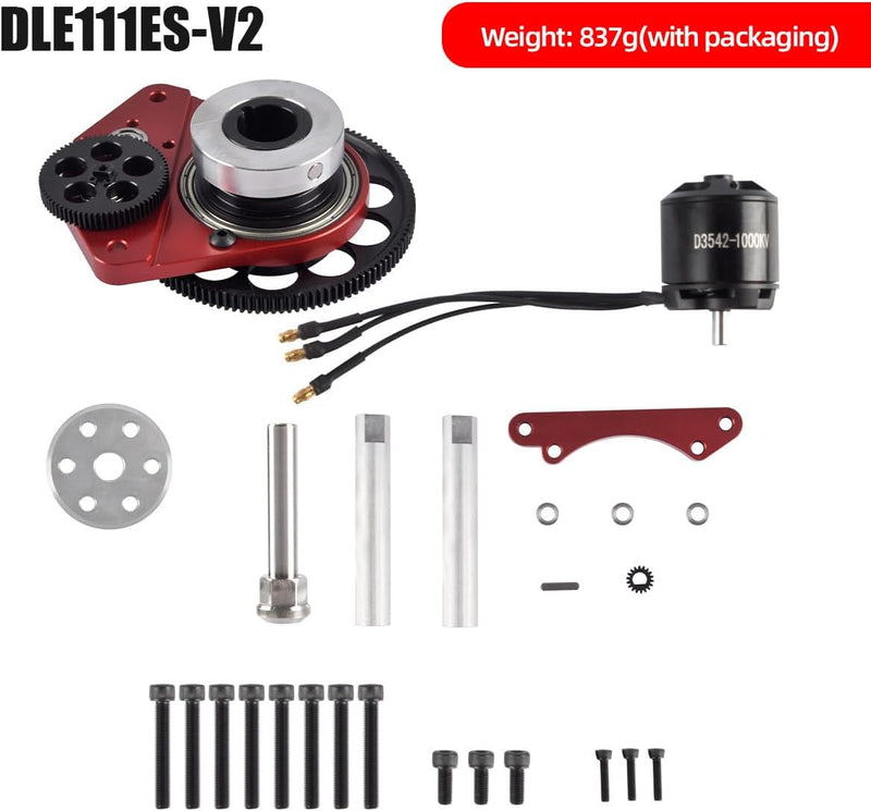 1set Electric Starter for DLE 111CC V2 Version Gasoline Engine RC Model Plane (Starter+Motor)