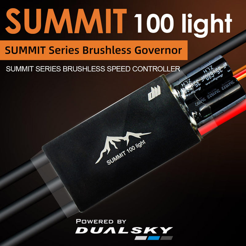 Dualsky SUMMIT 100 light, SUMMIT series brushless speed controller