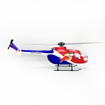 Roban 450size BO-105 Red Bull Helicopter RC Helicopter GPS Mode X2 Flight Control System RTF Version