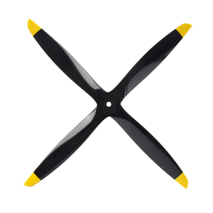 Propeller  Wooden Propeller 4 Blade Propeller CW for RC Airplane （12*5inch,Tractor）