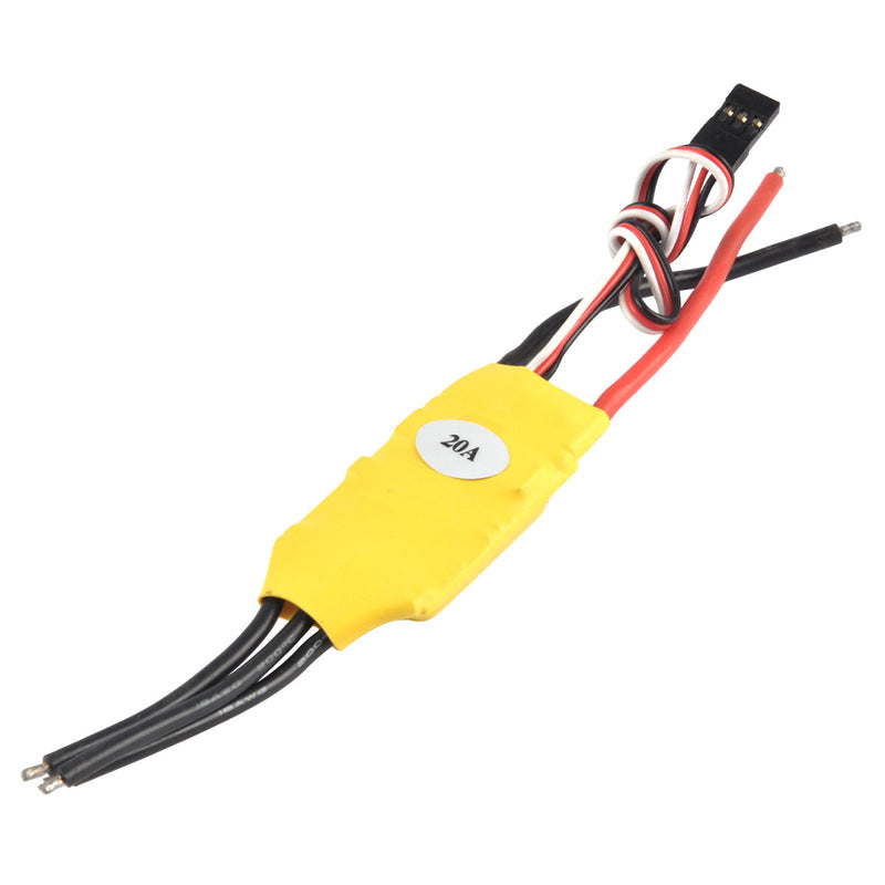 Brushless Electronic Speed Controller ESC HW20A Continuous Operating Current 20A for Fixed-wing Aeromodels Brushless ESCs for RC Airplanes