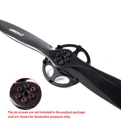 28x10in Carbon fiber Propeller CW with 5in Spinner for DLE120/DLE130/GP123/DA120