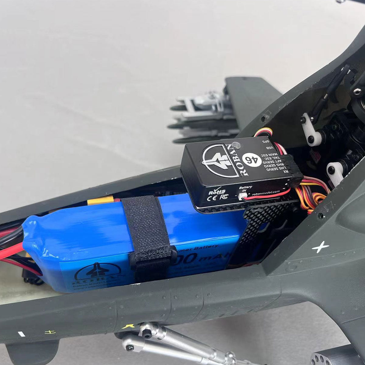 Roban 470Size 2-Blade CAIC Z-10 Attack Helicopter Fiery Thunderbol RC Helicopter X1/X2 Flight Control GPS Mode