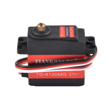 TD Digital Servo TD-8120MG-90 TD-8120MG-270 High Torque Metal Housing Double Ball Bearings