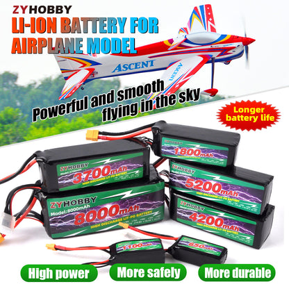 ZYHOBBY Li-ion Battery For RC Airplane Model High Power More Longer Life Battery Various specifications available
