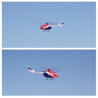 Roban 450size BO-105 Red Bull Helicopter RC Helicopter GPS Mode X2 Flight Control System RTF Version