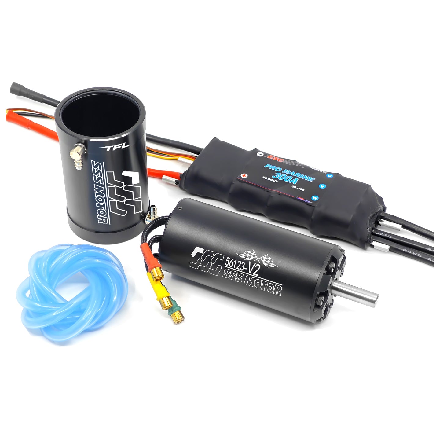 TFL 56 V2 KV800/500/390/230 SSS Motor with Seaking V4 300A ESC for RC Model Boat