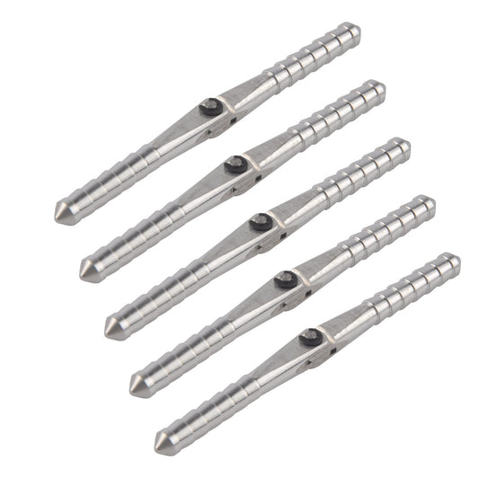 Pin Hinge Hinge Loose Leaf M4.5*L68 Metal Iron 5 Pcs