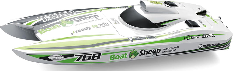 RC Boat 2.4Ghz Remote Control Boat Toy Boat Model for Lake and Pool TX768 high-speed Turbojet Boat