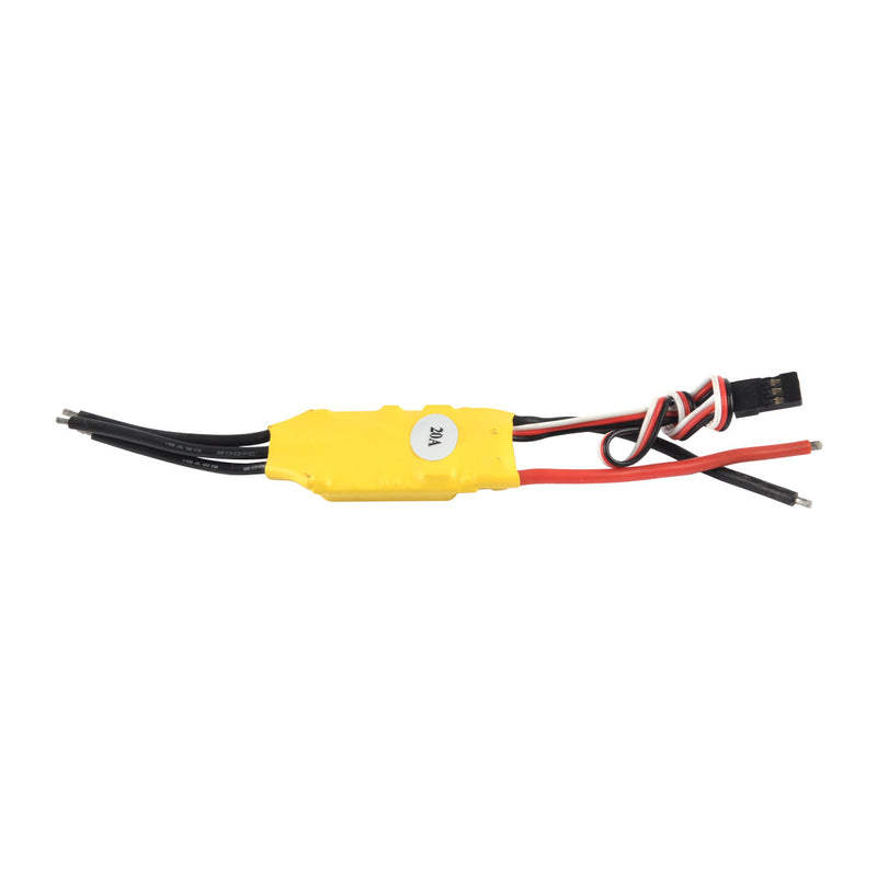 Brushless Electronic Speed Controller ESC HW20A Continuous Operating Current 20A for Fixed-wing Aeromodels Brushless ESCs for RC Airplanes