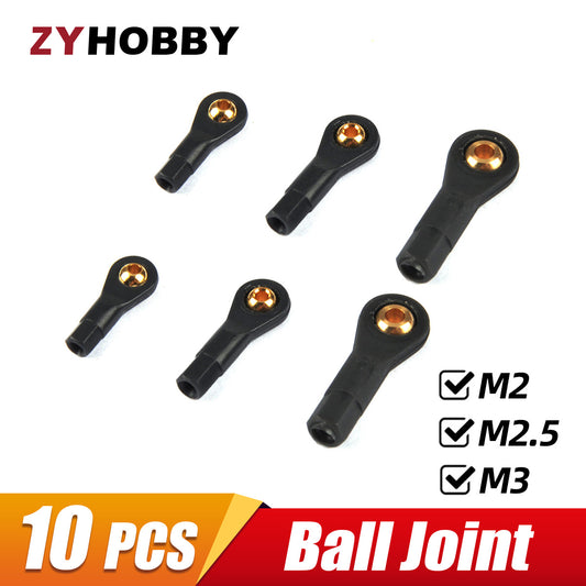 10pcs M2 M2.5 M3 Head Holder Ball Joint For RC Hobby Airplane Boat Car Model