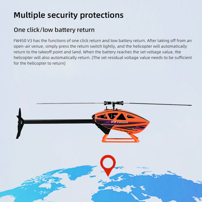 FLYWING FW450L V3 GPS Mode 3D Manual Mode H1 Controller RTF Version
