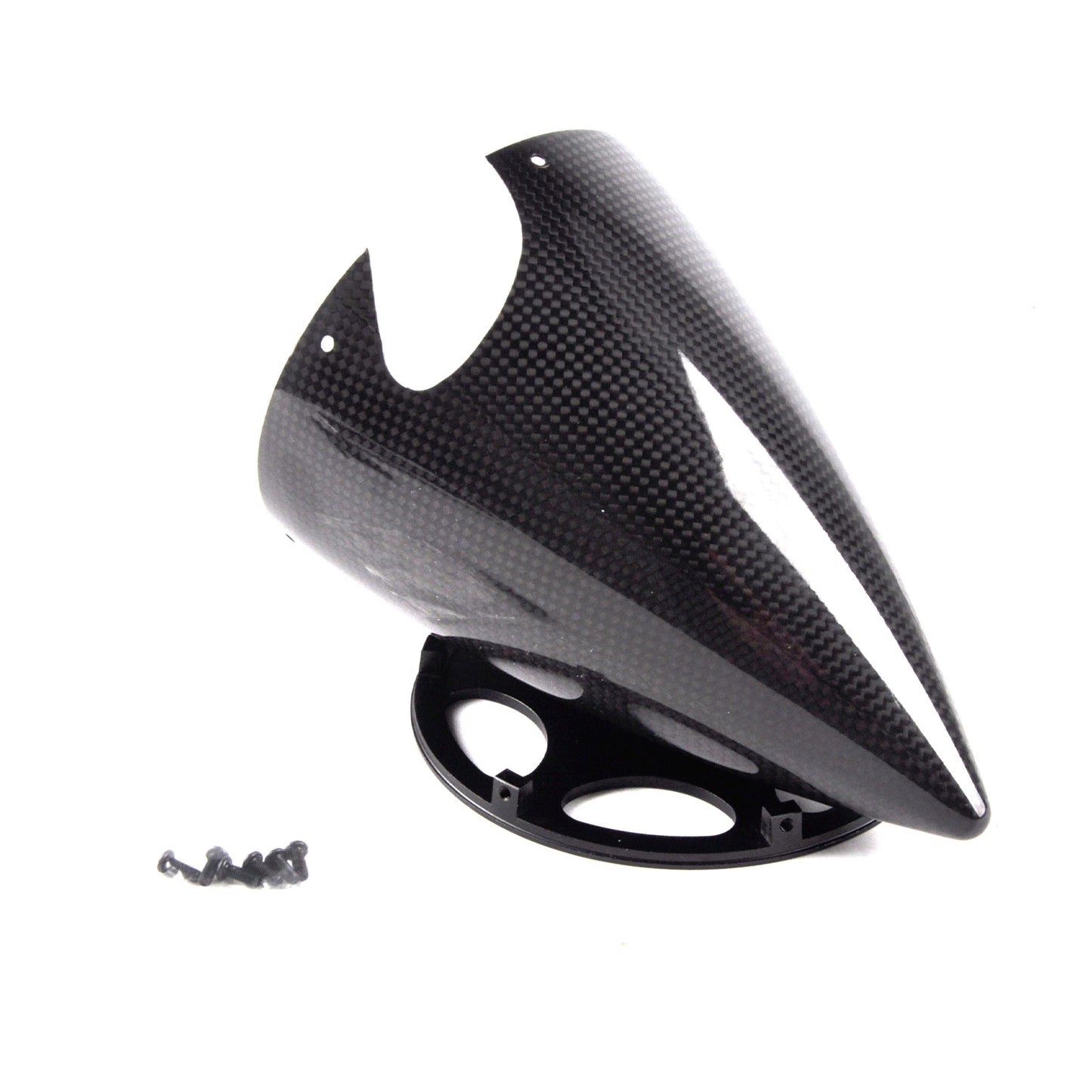 1pc 5inch Carbon Fiber Spinner w/ Alu Black Plate for DLE120/DLE130/GP123/DA120