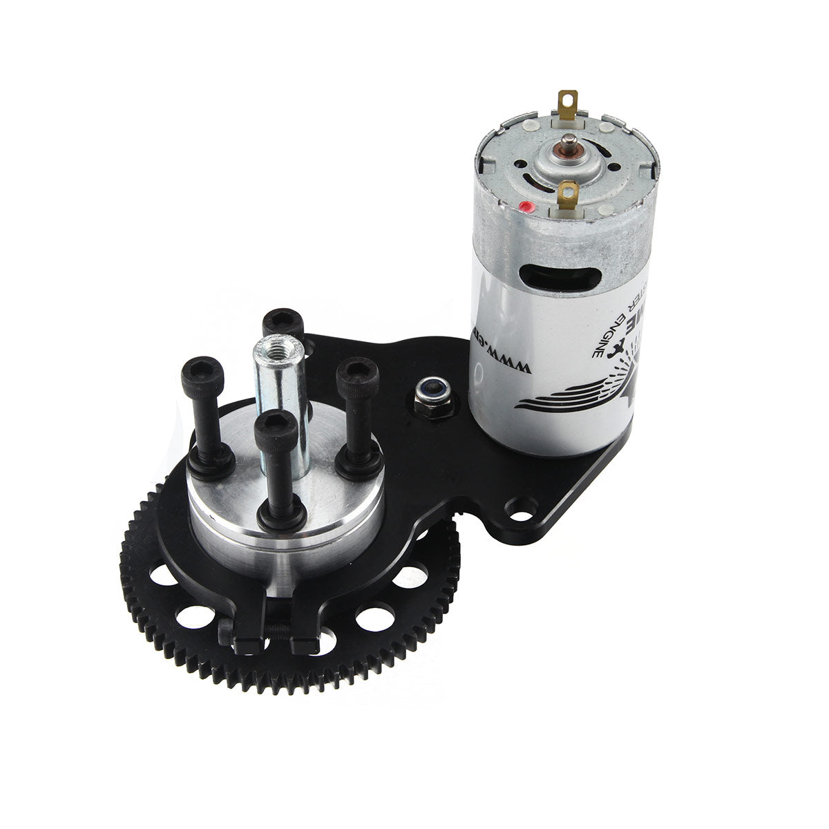 Brush Motor Electronic Starter with Electronic Breaker Switch for DLE60 Twin Engine RC Aircraft Accessories（Starter+Breaker Switch）