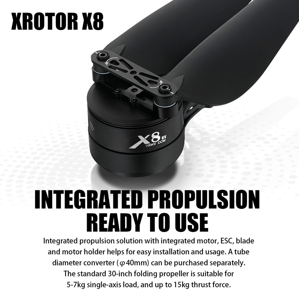4PCS X8 Power System 15KG Thrust 100KV Motor+ESC+30