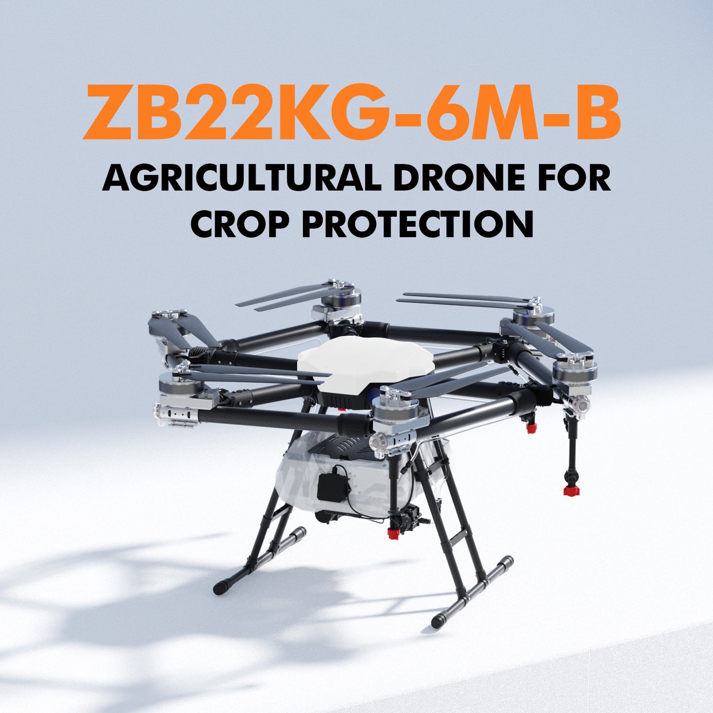 22L  Agricultural Spraying Drone Multi-rotor Agricultural Spraying UAV Frame With Hobbywing X9 Power System