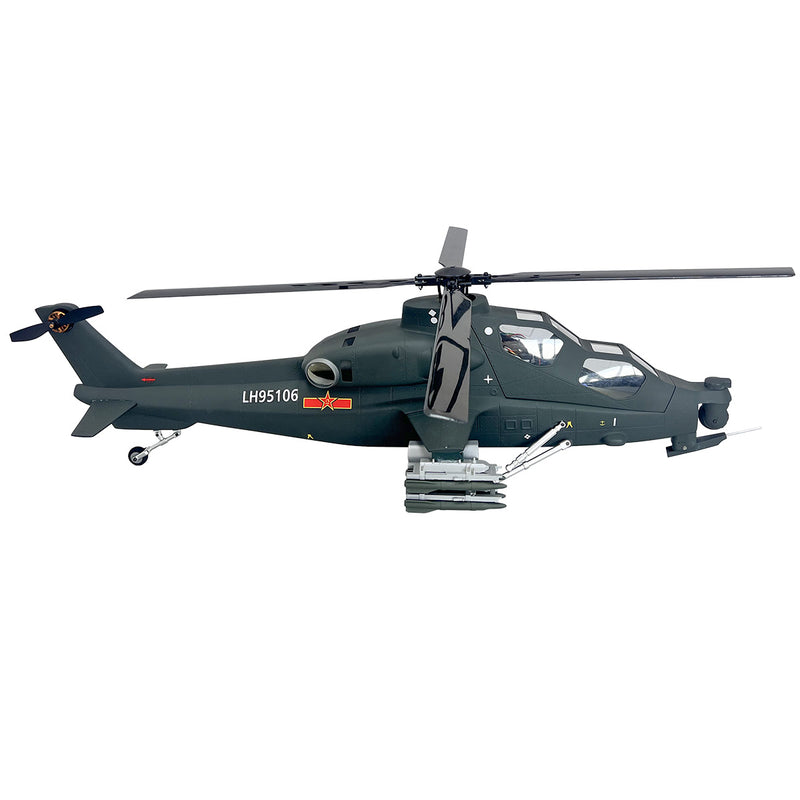 RC Helicopter 470 Size 4-Blade CAIC Z-10 Attack Helicopter Fiery Thunderbol Remote Control Helicopter Scale Aircraft Model